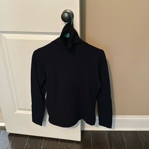 Black turtle neck, soft material